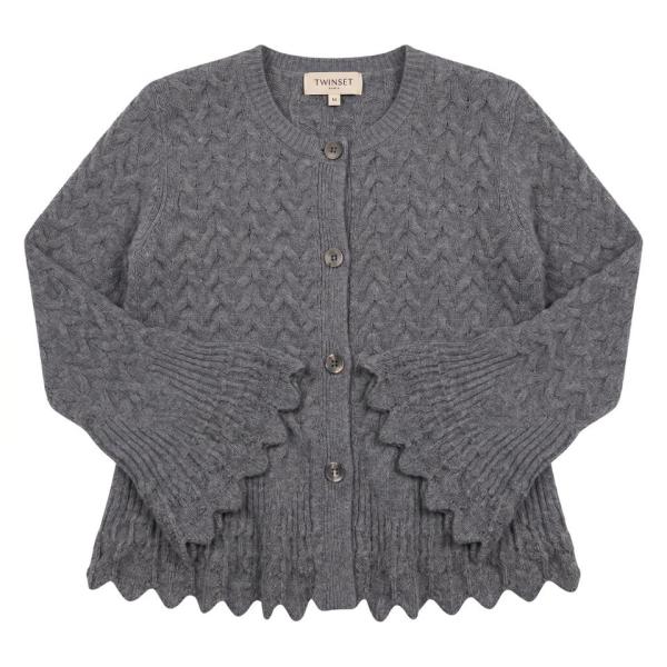 Twinset_vest_gebreid_Grijs_Twinset