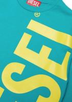 Diesel_T_shirt_groot_logo_Turquoise_Diesel_2