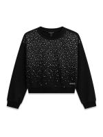 Guess_sweater_met_strass_Zwart_Guess