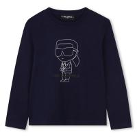 Karl_Lagerfeld_T_shirt_Blauw_Karl_Lagerfeld
