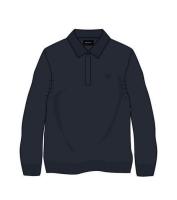 Lyle___Scott_gebredie_polo_navy_blue_Lyle___Scott