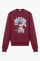 MSGM_T_shirt_Bordeaux_rood_MSGM_1