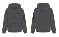 Malelions_hoodie_nylon_pocket_Antraciet_Malelions