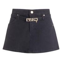 Pinko_Zwarte_Jeans_Rok_Zwart_Pinko