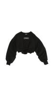 Pinko_sweater_crop_Zwart_Pinko
