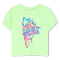 T_shirt_korte_mouwen_Neon_groen_Billieblush