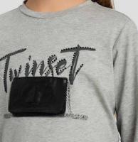 Twinset_T_shirt_melange_Grijs_Twinset_2