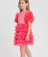 Twinset_T_shirt_tulle_Roze_Twinset_1
