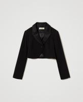 Twinset_blazer_kort_Zwart_Twinset