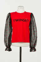 Twinset_blouse_rood_Rood_Twinset