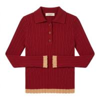 Twinset_polo_trui_Rood_Twinset
