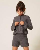 Twinset_short_gebreid_Grijs_Twinset_2