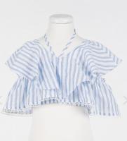 Twinset_streep_blouse_Wit_Twinset