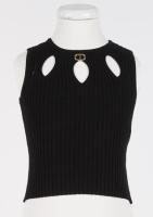 Twinset_top_gebreid_Zwart_Twinset