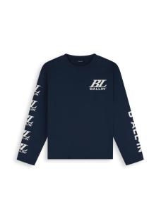 Ballin_T_shirt_LS_navy_blue_Ballin
