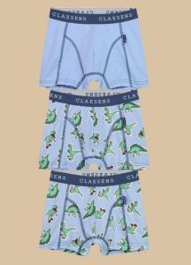 Claesens_3_pack_boxer_dino_Blauw_Claesens