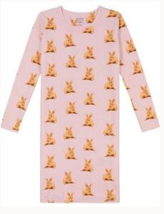 Claesens_pyjama_jurk_konijn_Roze_Claesens