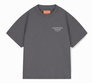 Croyez_T_shirt_fraternite_Antraciet_Croyez