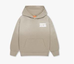 Croyez_hoodie_sprayed_Ecru_Croyez