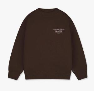 Croyez_sweater_fraternite_Bruin_Croyez