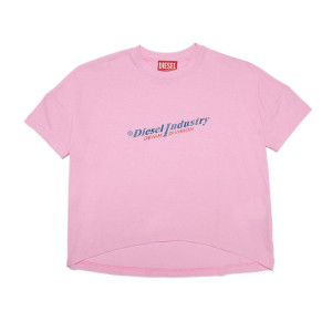 Diesel_T_shirt_roze_Roze_Diesel