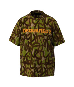 Dsquared2_T_Shirt_Slouch_Fit_Groen_Dsquared2