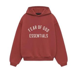 Essentials_hoody_rood_Rood_Essentials
