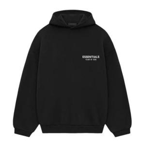 Essentials_hoody_zwart_Zwart_Essentials