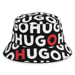 Hugo_Bucket_Hat_Zwart_HUGO