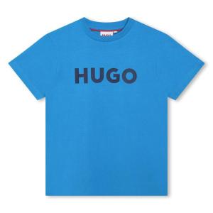 Hugo_T_shirt_Blauw_Blauw_HUGO