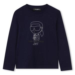 Karl_Lagerfeld_T_shirt_Blauw_Karl_Lagerfeld