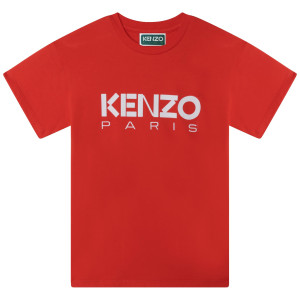 Kenzo_T_shirt_oranje_rood_Oranje_Kenzo