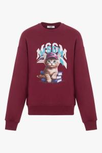 MSGM_T_shirt_Bordeaux_rood_MSGM_1