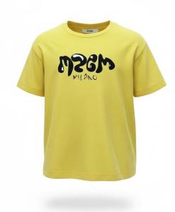 MSGM_T_shirt_Geel_MSGM_2