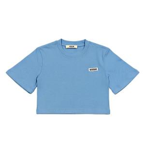 MSGM_T_shirt_Turquoise_MSGM