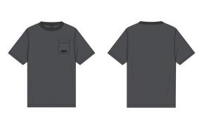 Malelions_Nylon_Pocket_T_shirt_Antraciet_Malelions