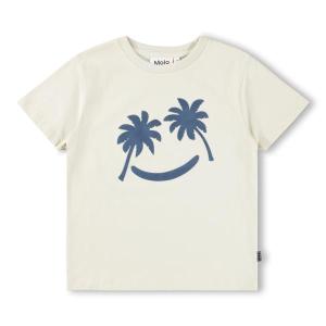Molo_T_shirt_Rame_palms_Geel_Molo