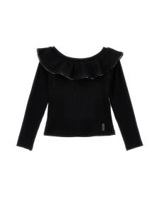 Monnalisa_shirt_Zwart_Monnalisa_