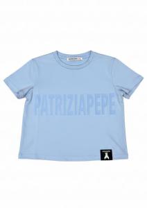 Patrizia_Pepe_T_shirt_Licht_Blauw_Patrizia_Pepe