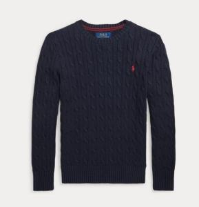 Ralph_Lauren_kabel_trui_navy_blue_Ralph_Lauren