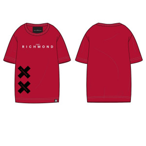 Richmond_T_shirt_rood_Rood_John_Richmond