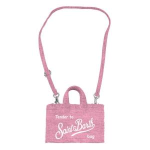 Saint_Barth_telefoon_tas_Linen_Roze_Saint_Barth