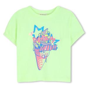 T_shirt_korte_mouwen_Neon_groen_Billieblush