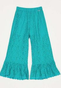 Twinset_broek_kant_Turquoise_Twinset_1