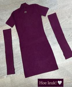 Twinset_jurk__Bordeaux_rood_Twinset