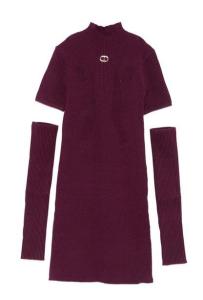 Twinset_jurk__Bordeaux_rood_Twinset_1