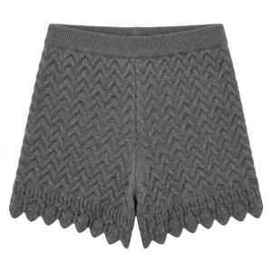 Twinset_short_gebreid_Grijs_Twinset